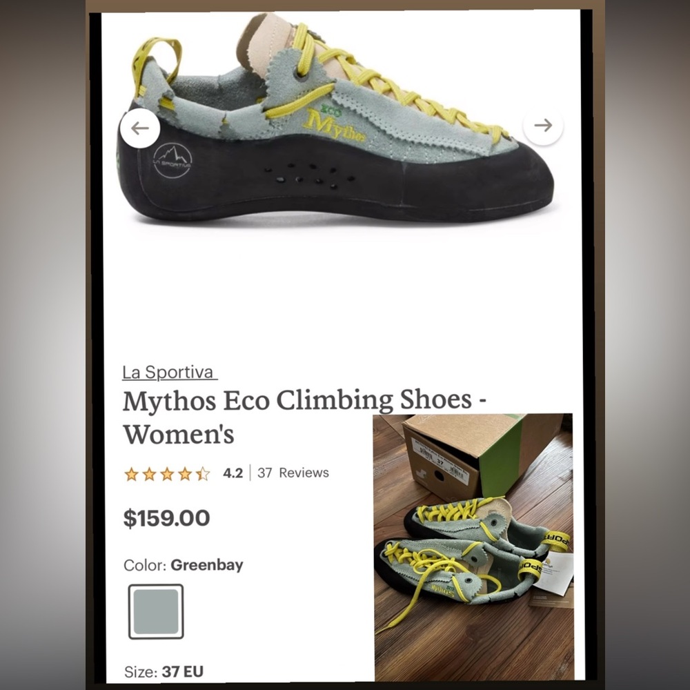 La Sportiva
Mythos Eco Climbing Shoes - Women's